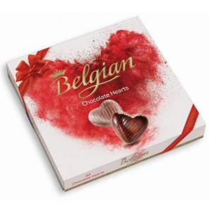 The Belgian Chocolate Hearts 200gm